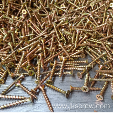 yellow white zinc chipboard screw furniture